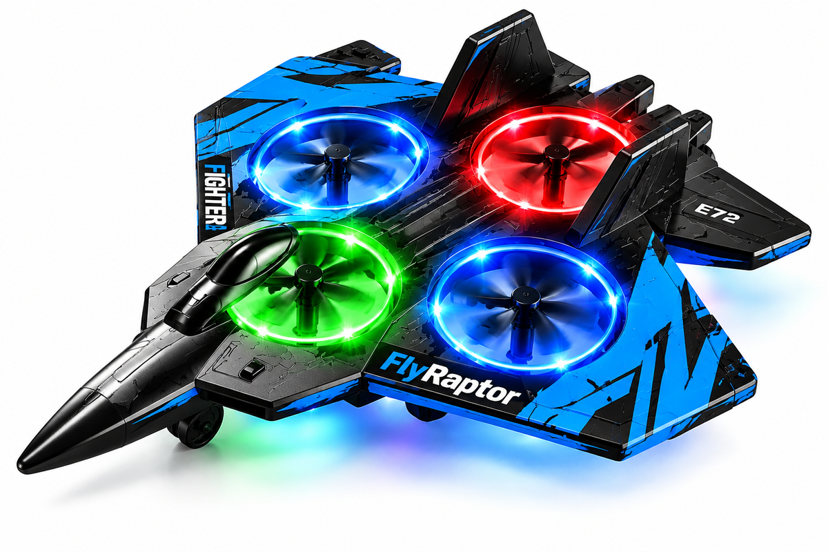 FlyRaptor™ E72 Stunt Fighter RC Aircraft