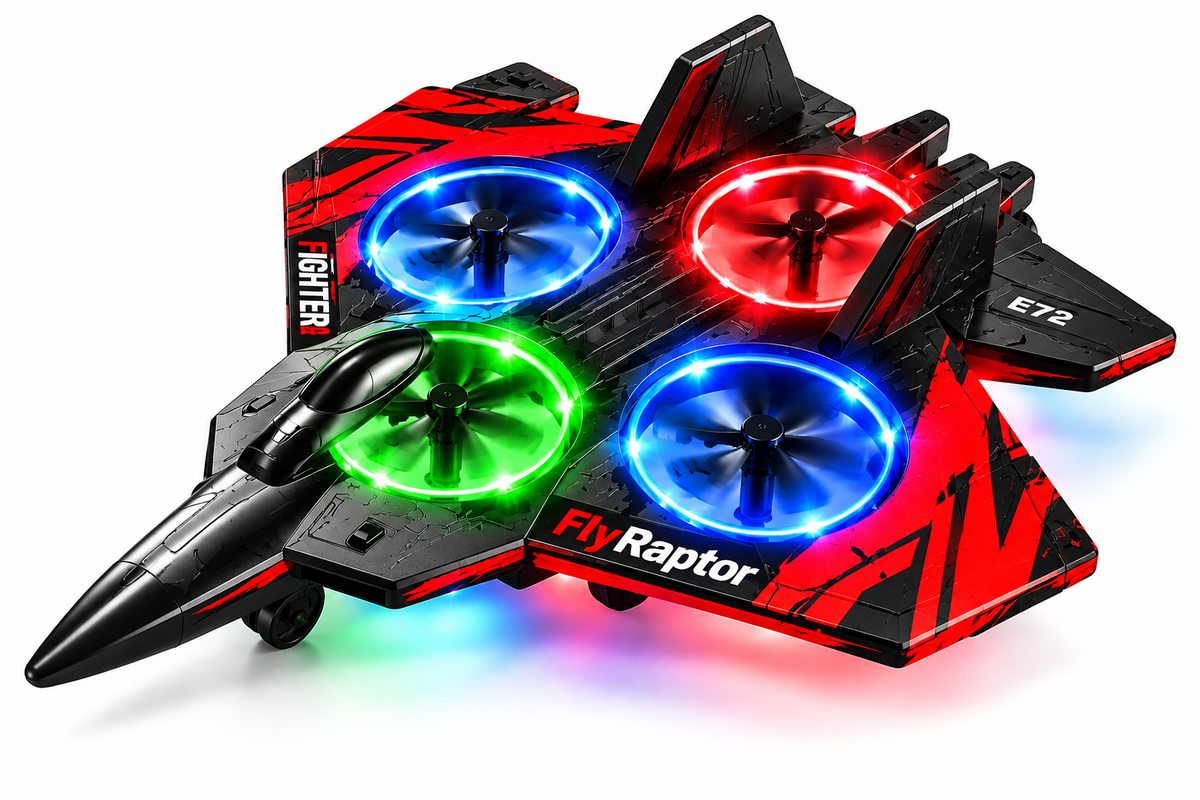 FlyRaptor™ E72 Stunt Fighter RC Aircraft